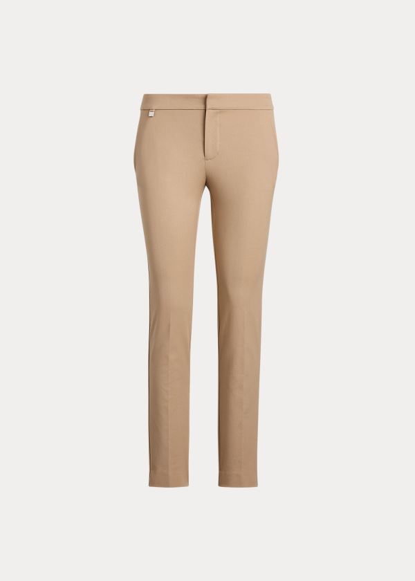 Calças Ralph Lauren Algodão Twill Skinny Ankle Mulher 28519-STUR